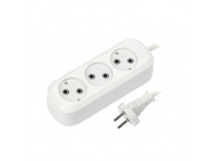 Удлинитель Smartbuy 3 гнезда 10 метров 10А/2,2кВт без заземления ПВС 2х1,0 (SBE-10-3-10-N) (1/30)