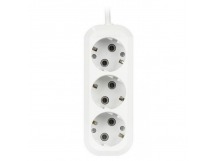Удлинитель SMARTBUY 3 гнезда 7 метров 16А/3,5кВт с заземлением ПВС 3х1,0 мм² (1/25)