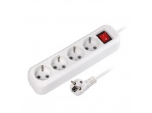 Удлинитель SMARTBUY 4 гнезда 7 м, 16А/3,5кВт с выкл. и заземлением ПВС 3х1,0 (1/30)