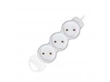 Удлинитель SMARTBUY 3 гнезда 7 метров 10А/2,2кВт без заземления ПВС 2х1,0 мм² (1/30)