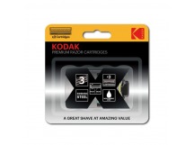 Сменные кассеты для бритья Kodak 30425118-RU1 Premium 3 лезвия 2 штуки для станка Prem Razor 3 (2/48/192)