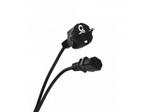 Кабель компьютер--> розетка 220V EU (прямой) <3.0м> TELECOM <TP021-3.0-BK> (1/50)