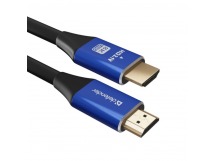 Кабель DEFENDER M-M HDMI-2 HDMI, ver 2.1, 5м, черный/синий (1/50)