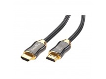 Кабель HDMI 19M/M,ver. 2.1, 8K@60 Hz 1m метал разъемы, TELECOM <TCG365-1M> (1/50)