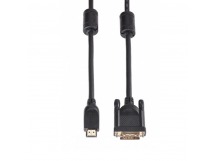 Кабель HDMI AM/DVI(24+1)M, 7.5м, CU, 1080P@60Hz, 2F, VCOM <CG484GD-7.5M> (1/25)
