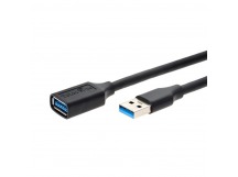 Кабель удлинительный USB 3.0 Am-Af 3m TELECOM черный (TUS708-3M) (1/50)