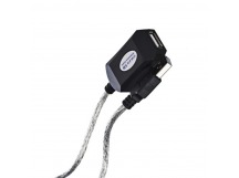 Кабель удлинительный USB 2.0 - repeater (AM-AF), 5 м. AOPEN (1/30)