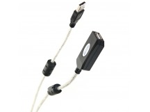 Кабель удлинительный USB 2.0-repeater, активный <Am--> Af> 20м Aopen/Qust <ACU823-20M> (1/15)