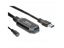 Кабель удлинительный USB 3.0-repeater, активный <Am--> Af> 15м VCOM <CU827-15M>(1/10)