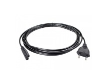 Кабель для аудио-видео техники IEC-320-C7, 2-pin 3m ,черный, медь,TELECOM <TE023-CU0.5-3M> (1/100)