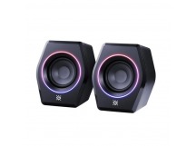 Акустическая 2.0 система DEFENDER Solar 9 10Вт, BT/Light питание от USB, черный (1/8)