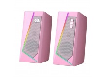 Акустическая 2.0 система REDRAGON Anvil розовый,5 Вт,RGB,USB+3.5мм (1/20)