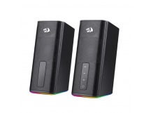 Акустическая 2.0 система REDRAGON Connie черный,20 Вт,RGB,AUX+BT (1/10)