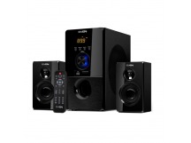 Акустическая система SVEN АС MS-2050 (55 Вт, Bluetooth, пульт, дисплей, FM, USB, SD), черный (1/2)