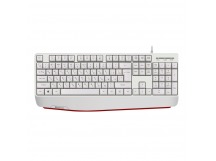 Клавиатура проводная DEFENDER Atom HB-546 RU,белый,104+FN,1.8м, белый (1/20)