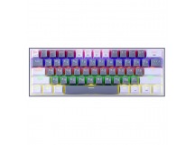 Клавиатура проводная игровая механическая REDRAGON Fizz RU, RGB, melt-gold свитчи, серо-белый (1/10)