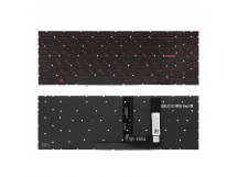Клавиатура для MSI Katana 17 B13U черная c красной подсветкой