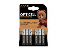 Элемент питания OPTICELL PROFESSIONAL LR03 BL6 (6/72)