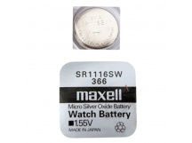 Элемент питания MAXELL  SR 1116 (366)   (10/100)