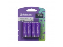 Элемент питания DEFENDER LR6 АА UltraPower BL4  (40/240)
