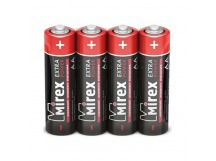 Элемент питания Mirex R6 / AA 1,5V  4 шт (4/601200), shrink