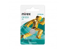 Элемент питания Mirex CR1225  3V  1 шт (1/60/360), ecopack