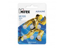 Элемент питания Mirex AG8 / LR1120  1,5V  6 шт (6/216/648), ecopack