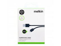 Кабель USB - Apple lightning Melkin 300см 2,4A  (black) (235967)