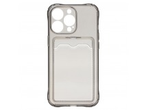 Чехол-накладка - SC276 c картхолдером для "Apple iPhone 16 Pro Max" (black) (241339)