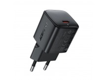 Сетевое зарядное устройство Type-C Acefast A117 (20W, PD, mini GaN) Черный