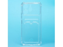 Чехол-накладка - SC276 с картхолдером для "Tecno Spark 40" (transparent) (241211)