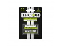 Аккумуляторы NiMH  Трофи HR6-2BL 2500 mAh GREEN POWER (20/240/11520)