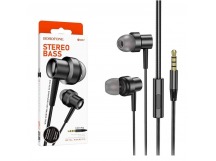 Наушники с микрофоном BOROFONE BM87 (черный), мятая упаковка