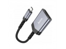 КартРидер Hoco UA25 2в1 (Micro SD/SD) Type-C металлик