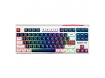 Клавиатура Defender Storm Grip GK-188 87+FN,2.4G+BT (беспроводная, мембранная) (white/blue) (241384)