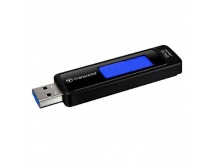 USB 3.0  64GB  Transcend  JetFlash 760  чёрный/голубой