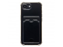 Чехол-накладка - SC276 с картхолдером для "Apple iPhone 16e" (black) (239202)