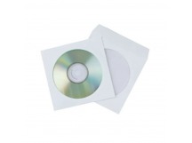 Конверт для CD дисков D2 Tech CDC-2-25, с окном, клей дискрин, упаковка 25 шт. (25/1000)