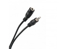 Кабель удлинительный 3.5 Jack (M) / 3.5 Jack (F), стерео, аудио, 1.5 м. TELECOM (1/300)