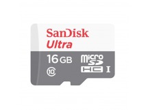 MicroSD  16GB  SanDisk Class 10 Ultra (80 Mb/s) без адаптера