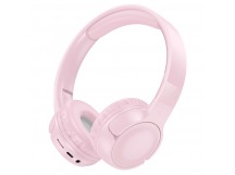 Наушники полноразмерные Borofone BO32 Show, беспроводные, bluetooth 5.4, AUX, цвет: розовый (1/60)