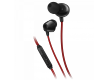 Наушники внутриканальные SVEN E-292M, пульт, микрофон, черный-красный (1/200)