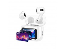 Наушники внутриканальные HOCO EW81 Elegant, пластик, bluetooth 5.4, микрофон, сенсорный экран, цвет: белый (1/20/200)