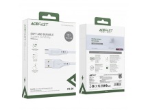 Кабель USB - микро USB ACEFAST C3-09, 1.2м, круглый, 2.4А, пластик, цвет: белый (1/24/192)