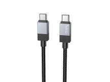 Кабель Type-C - Type-C HOCO X110 Honorific, 1.0м, нейлон, 3.0А, PD60W, цвет: чёрный (1/31/310)