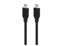 Кабель для быстрой зарядки GENIUS ACC-C2CC-3A (USB-C -> USB-C) 100 см, черный (32590006400) (1/100)