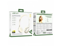 Наушники полноразмерные ACEFAST H8, ANC, bluetooth 5.4, 500mAh, цвет: золотой (1/72)