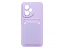 Чехол-накладка - SC337 с картхолдером для "Honor 400 Global" (light violet) (240633)