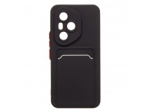 Чехол-накладка - SC337 с картхолдером для "Honor 400 Pro Global" (black) (240651)