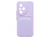 Чехол-накладка - SC337 с картхолдером для "Honor 400 Pro Global" (light violet) (240653)